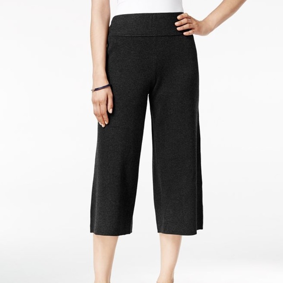 Alfani Pants - Alfani Sweater-Knit Culottes